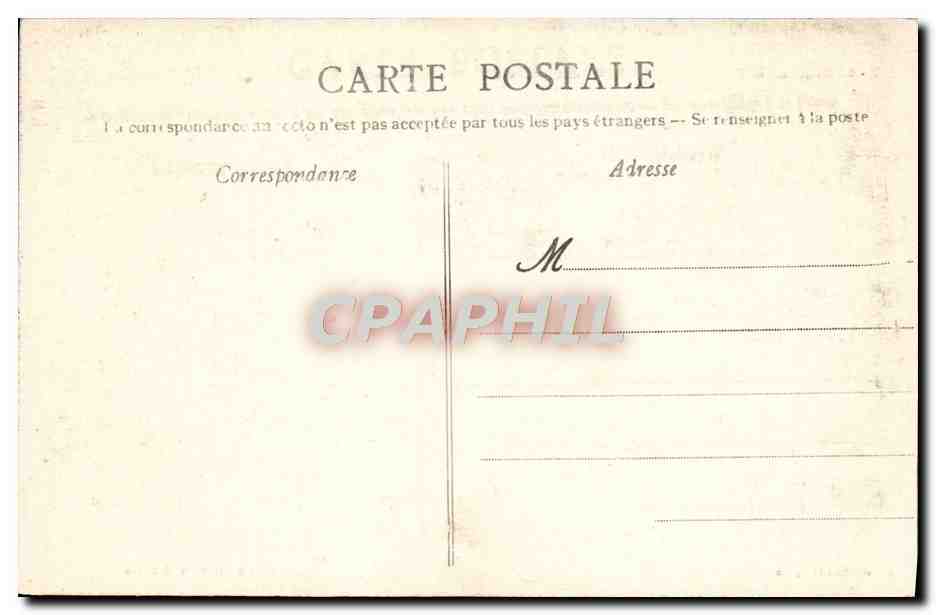 CPA Challans Laterieur De I'Eglise Le Chemin De Croix — Back