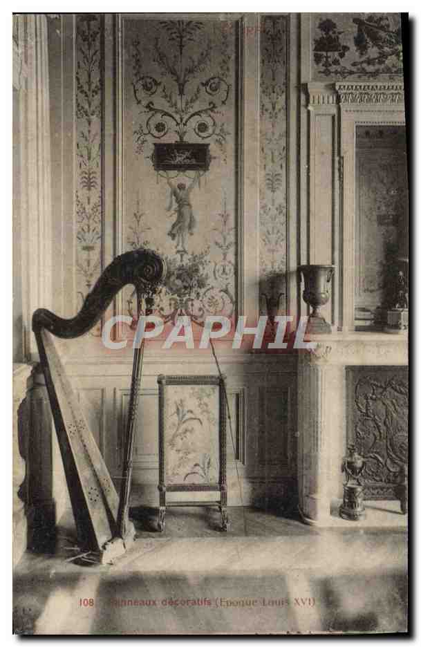 Intérieur de salon — panneaux décoratifs de l'époque Louis XVII — Éditions du Vieux Paris