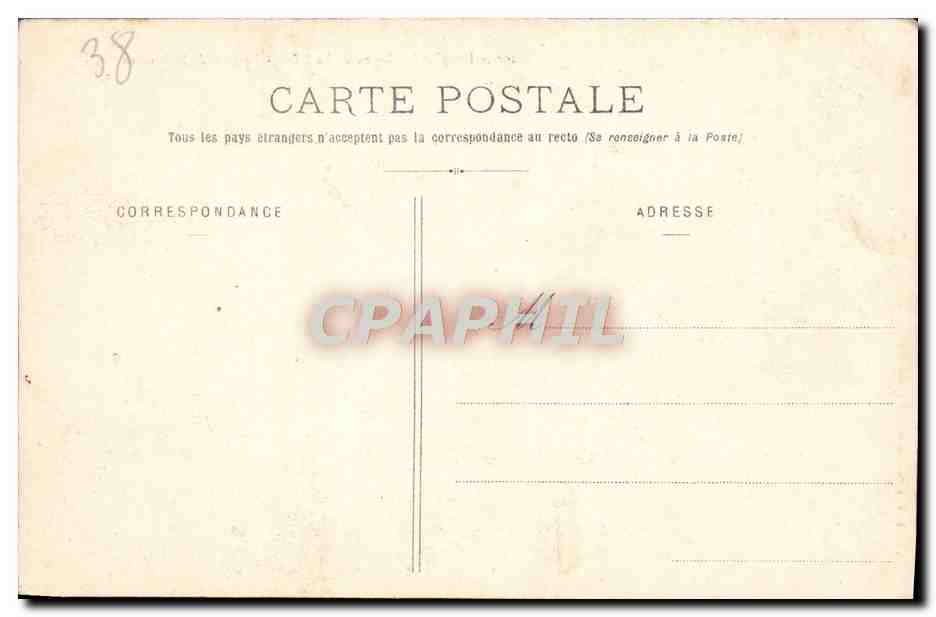 Dauphiné - Ligne de La Mûre - Passage de la Rivoire — Cliché A. V. — n° 490 — Verso
