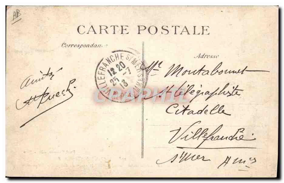 Le Commandant Mornet passant la revue du Corps de débarquement — Marine Nationale — Paul Vasseur, édit. - Nice, n° 258 — Reverso