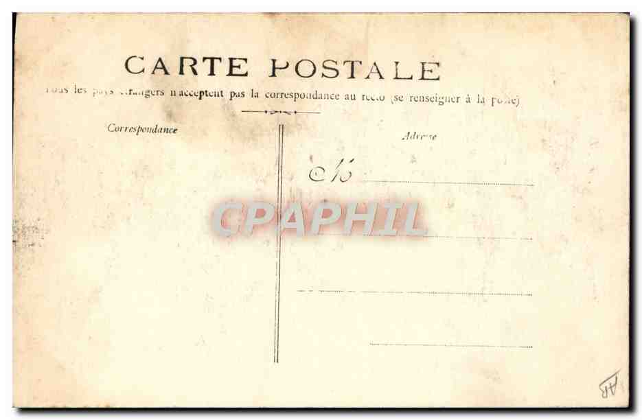 CPA Bateau Marins Cabinet de lecture  — Verso