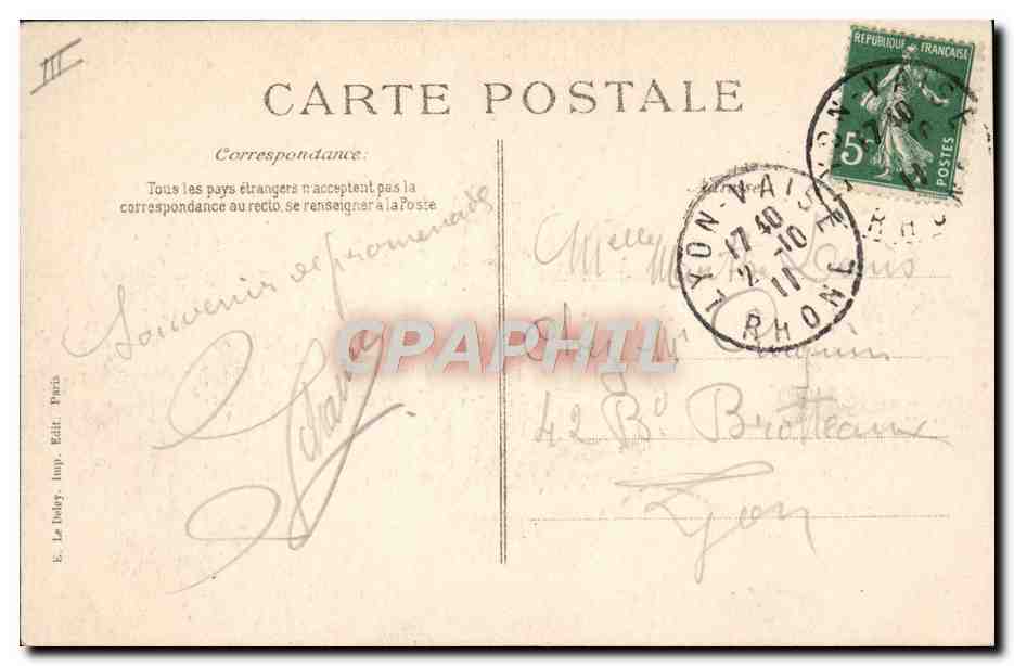 Catastrophe du "Liberté" — Les épaves — Éditeur E. Le Doley, n° III — Reverso