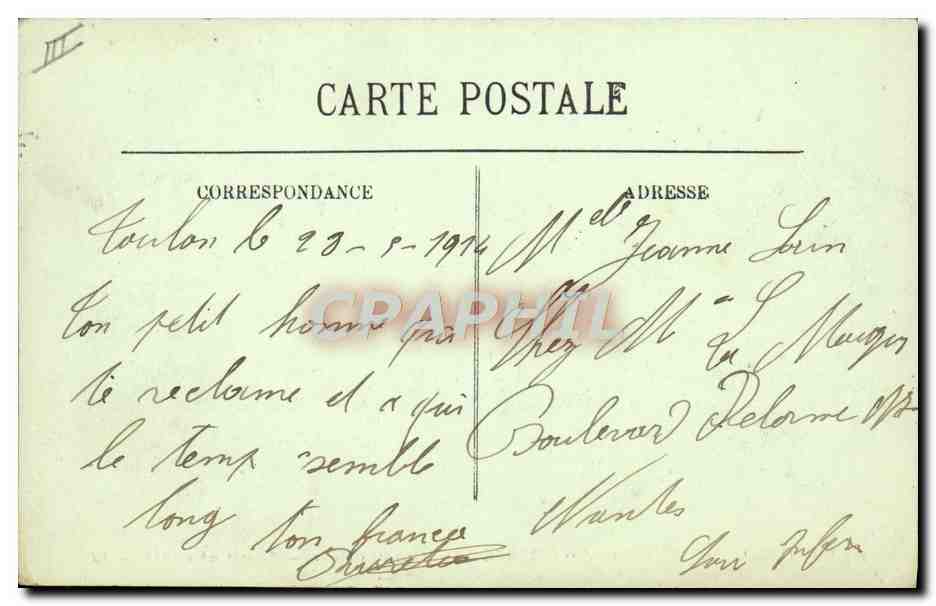 La catastrofe del corazzata "Liberté" — Dopo l'esplosione — 25 settembre 1911 — LL. — Verso