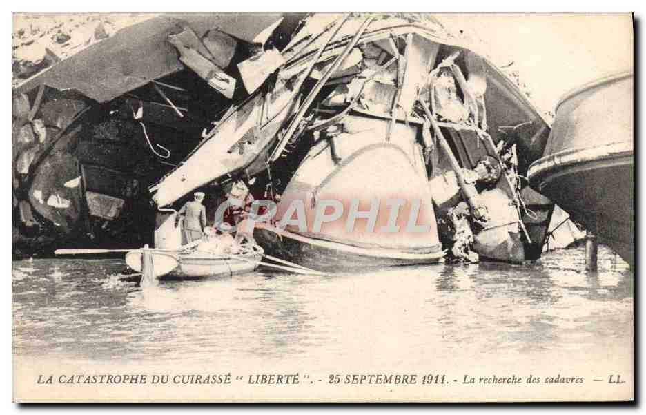 La catastrophe du cuirassé "Liberté" — 25 septembre 1911 — LL