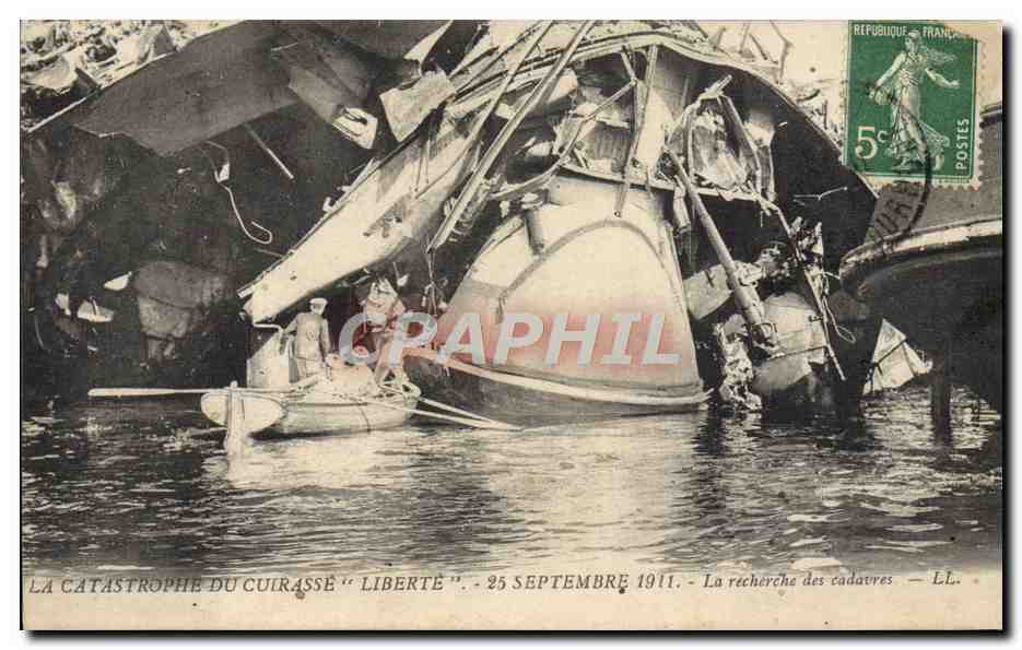 La catastrophe du cuirassé "Liberté" — 25 septembre 1911 — LL. Éditeur LL.