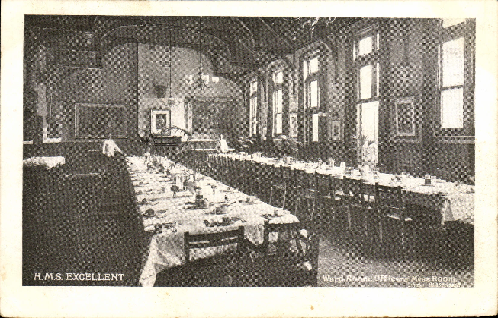 CPA Bateau HMS Excellent Ward room Officers Mess room