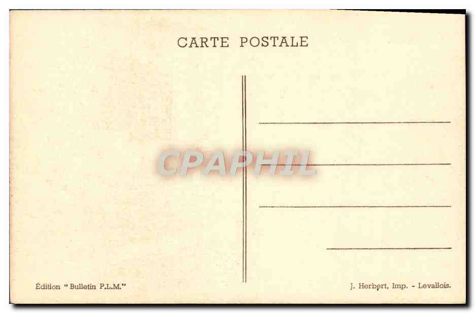 CPA Train Sur le banc d'essais des grands reseaux francais a Vitry  — Rückseite