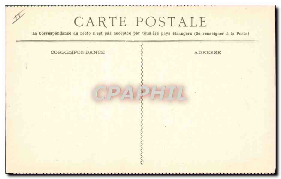 CPA Train Chemins de fer d'Orleans Auvergne  — Rückseite