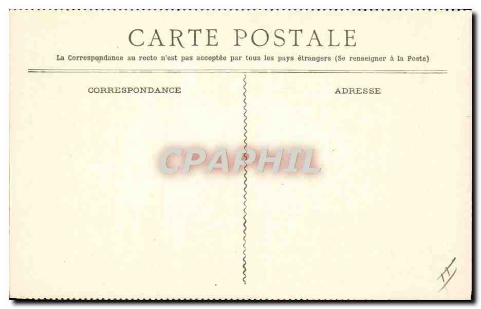 CPA Train Chemins de fer d'Orleans Touraine Chateau de Chambord  — Verso