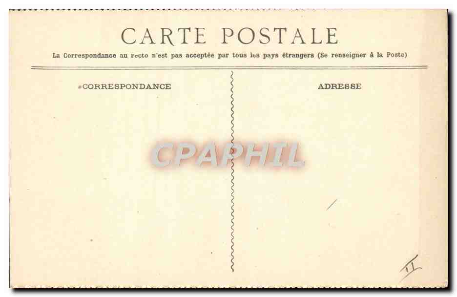 CPA Train Chemins de fer d'Orleans Cote Sud de Bretagne  — Rückseite