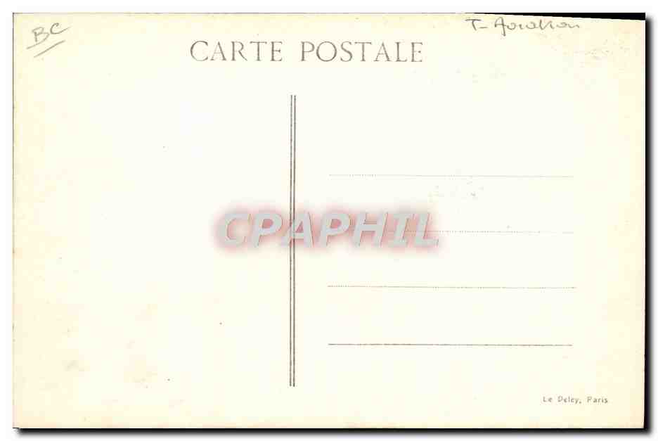 CPA Avion Aviation Aeroplane Caudron Type G3 Sport — Rückseite