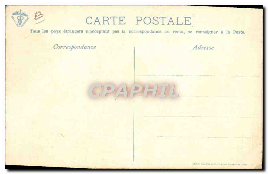 CPA Avion Aviation Monoplan Sommer Circuit europeen Juin Juillet 1911 Kimmerling au depart  — Rückseite