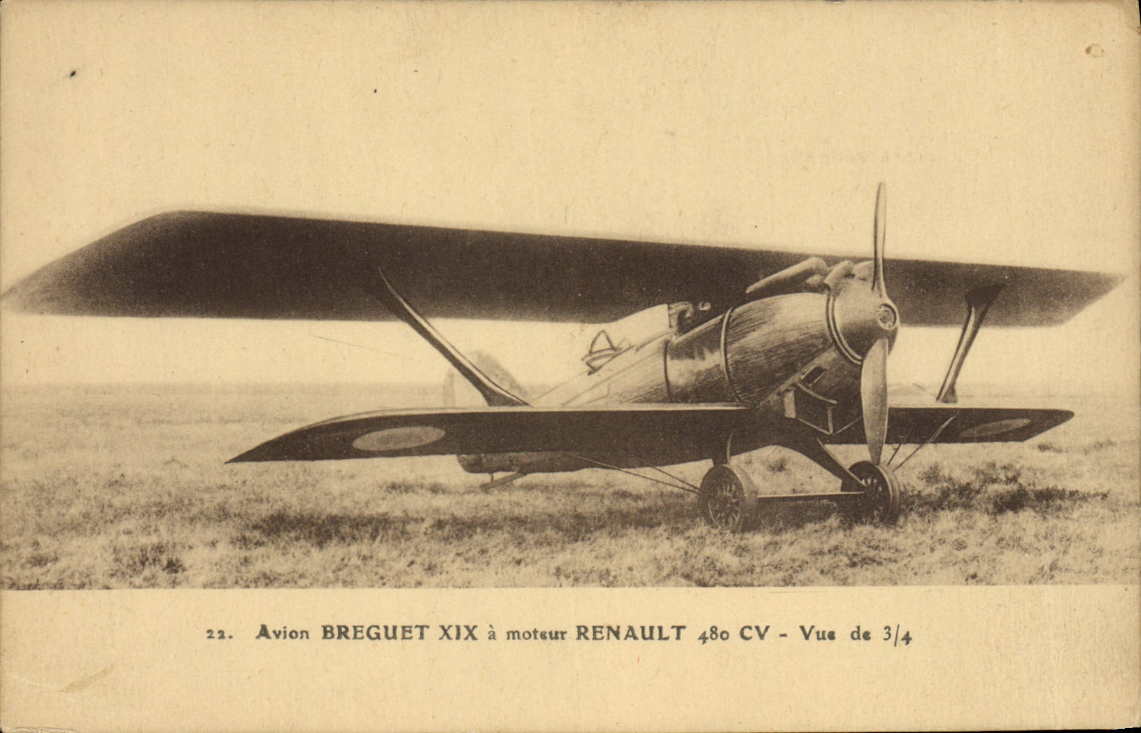 CPA Avion Aviation Avion Breguet XIX a moteur Renault 180 CV