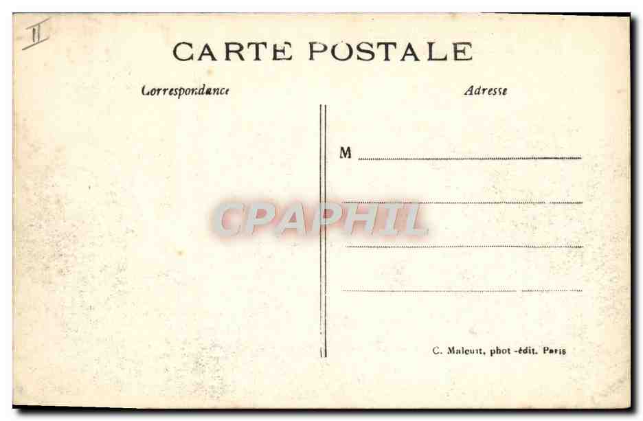 CPA Avion Aviation Paris Le Comte de Laubert sur aeroplane Wright Juvisy Tour Eiffel — Rückseite