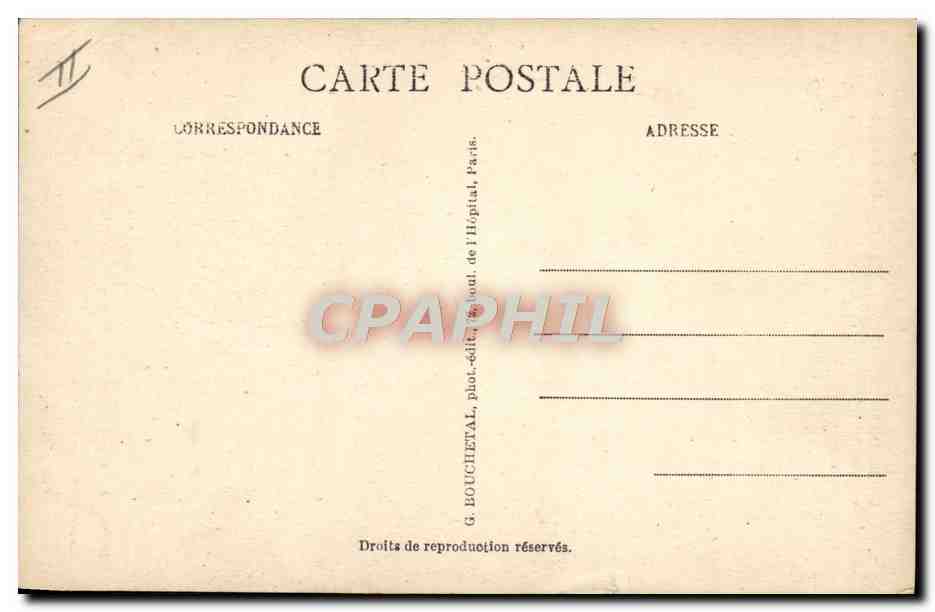 CPA Avion Aviation Conservatoire Nationale des Arts et Metiers Rue St Martin Aeroplane Breguet  — Verso