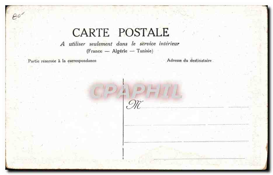 CPA Avion Aviation Bielovuccie en vol sur biplan Voisin dit le Canard — Rückseite