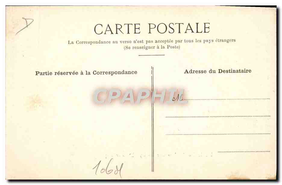 CPA Automobile De la Touloubre sur sa 85 chevaux Darracq  — Verso