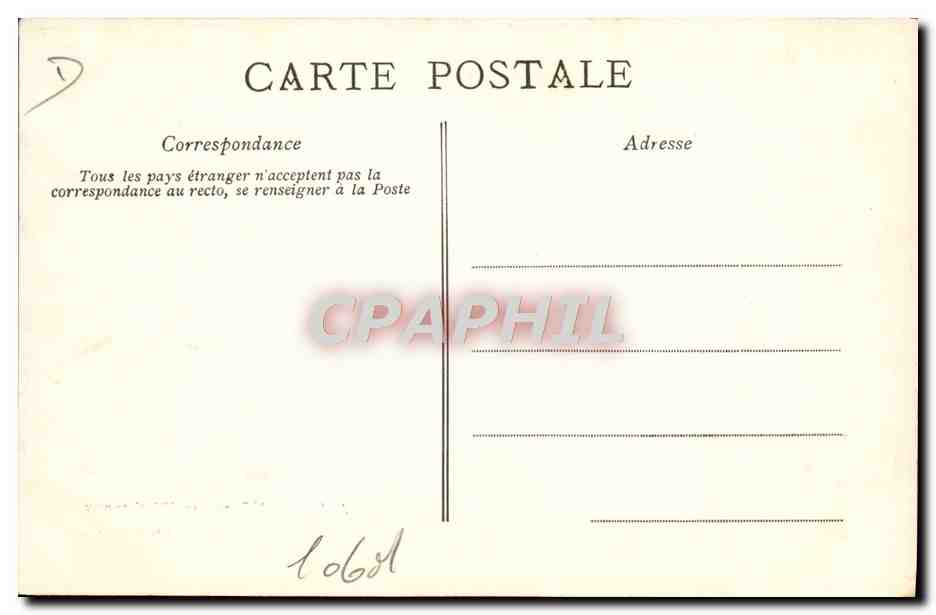 CPA Automobile A Clement sur sa 120 chevaux Bayard  — Verso