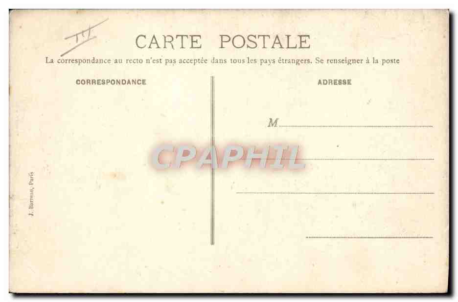CPA Automobile Puteaux Usines de Dion Bouton Le grand hall des Poids Lourds la veille d'un depart de chassis Londres — Verso