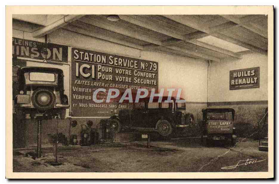 CPA Automobile Roanne Agence Renault 