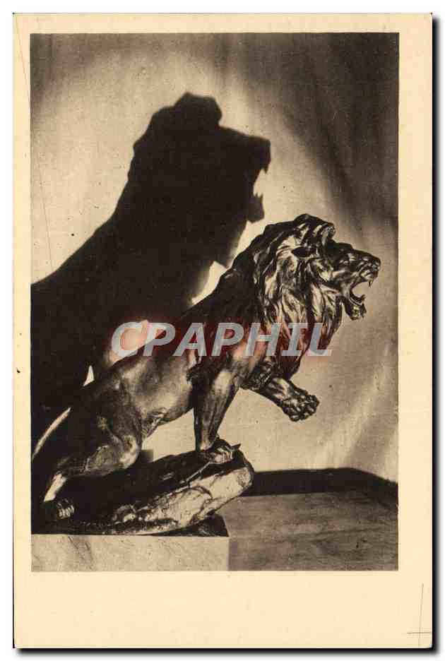 CPA Automobile Lion Peugeot 