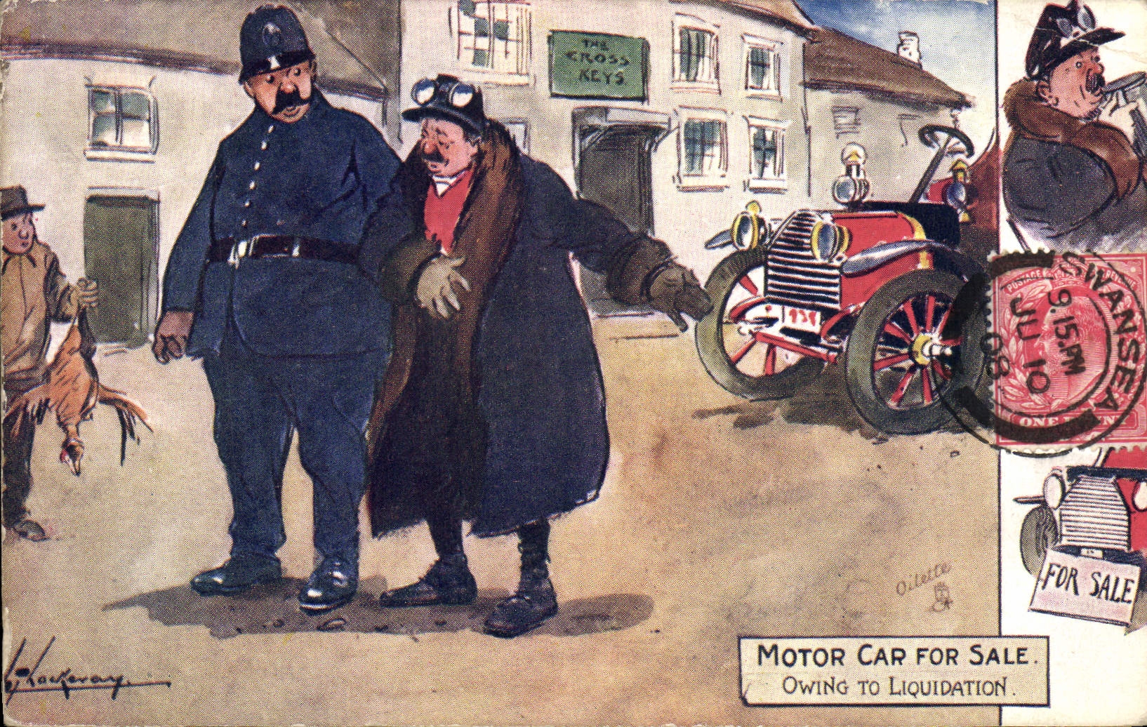 Motor Car for Sale — Owing to Liquidation — Oilette