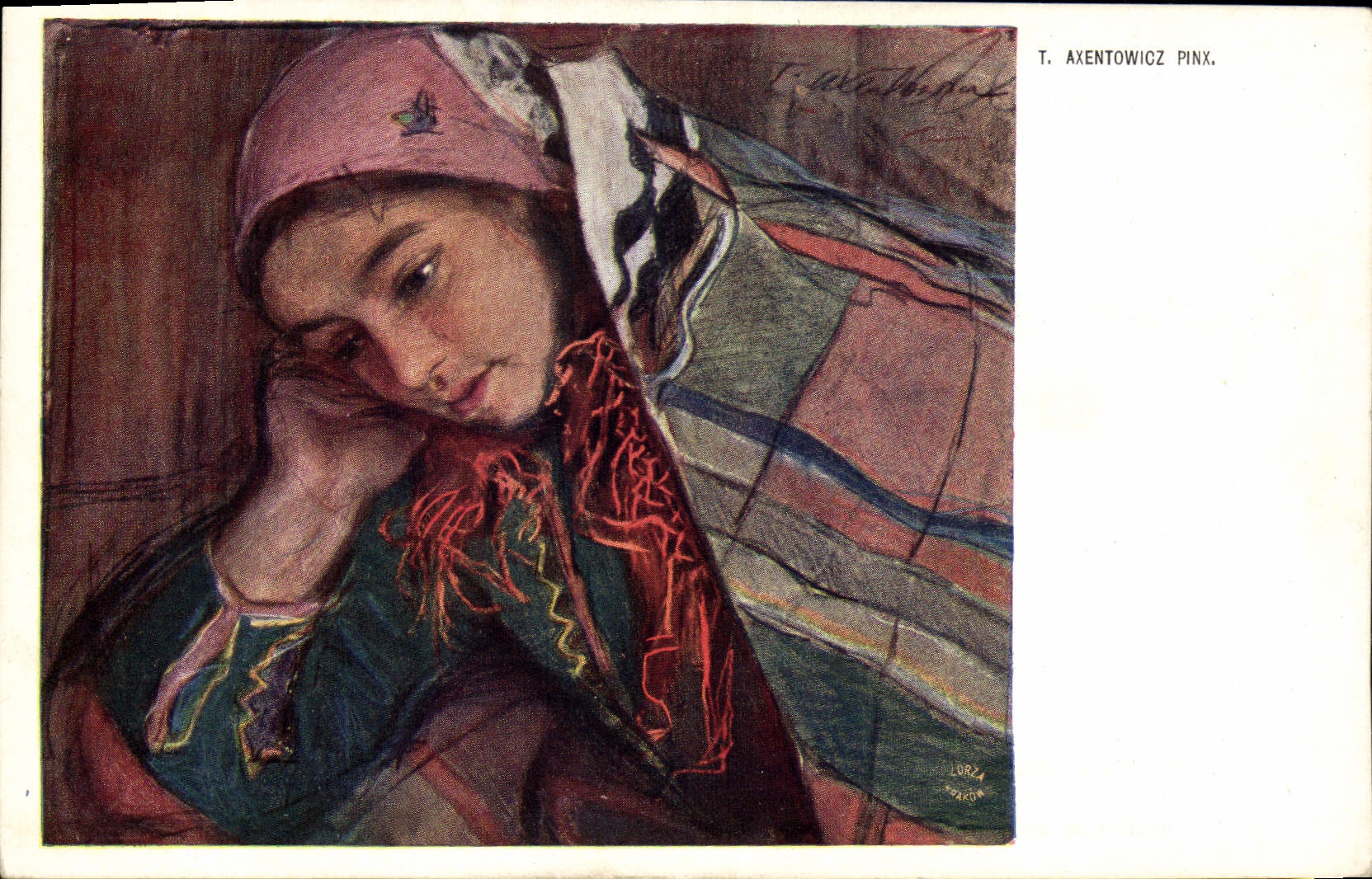 CPA Illustrateur T Axentowicz Folklore