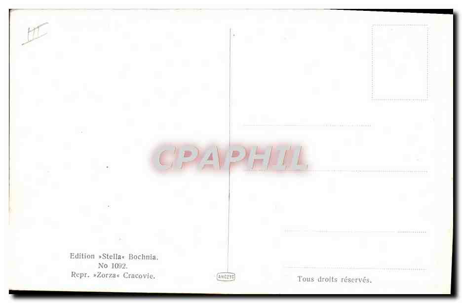 CPA Illustrateur T Axentowicz Folklore — Verso