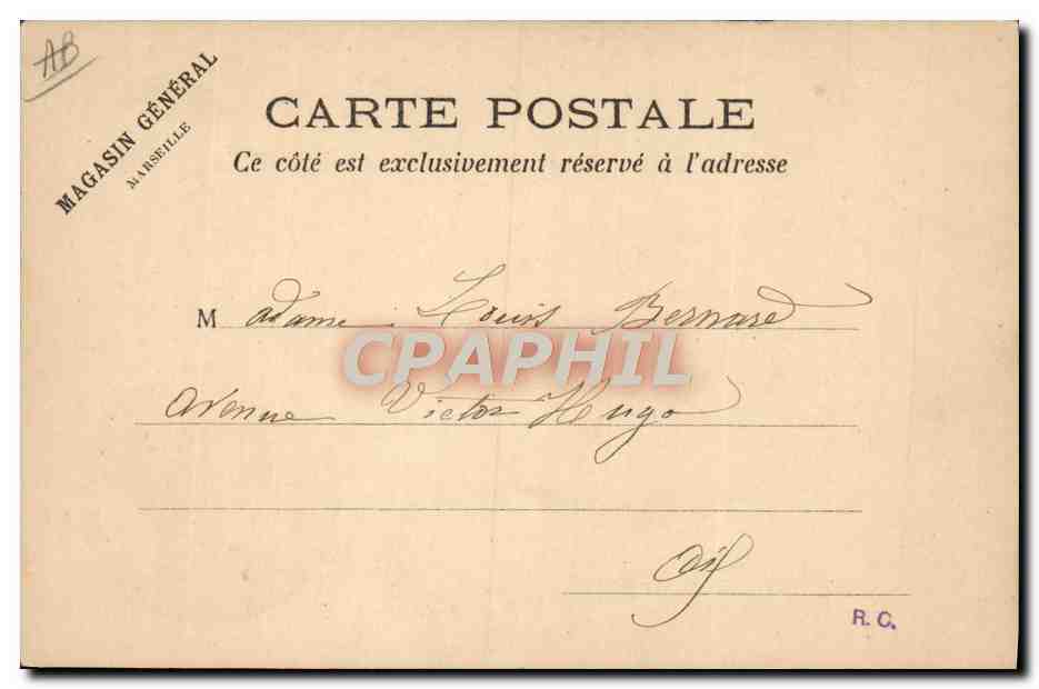 Japan — Emblem des Landes der Chrysanthemen — Magasin Général Marseille — Rückseite