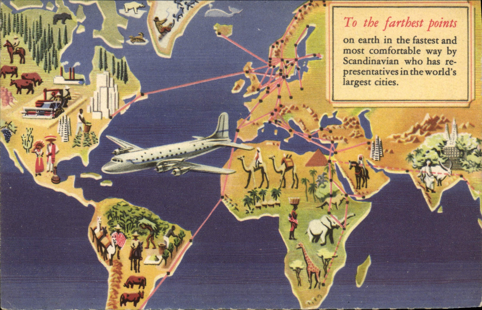 CPA Avion Aviation Scandinavian Airlines System 