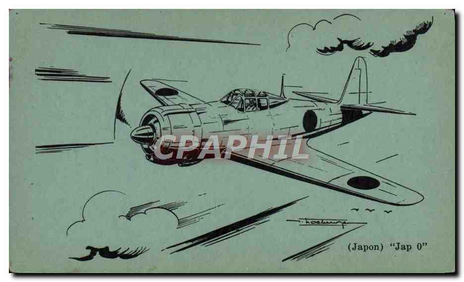CPA Avion Aviation French Air Force in USA Jap 0