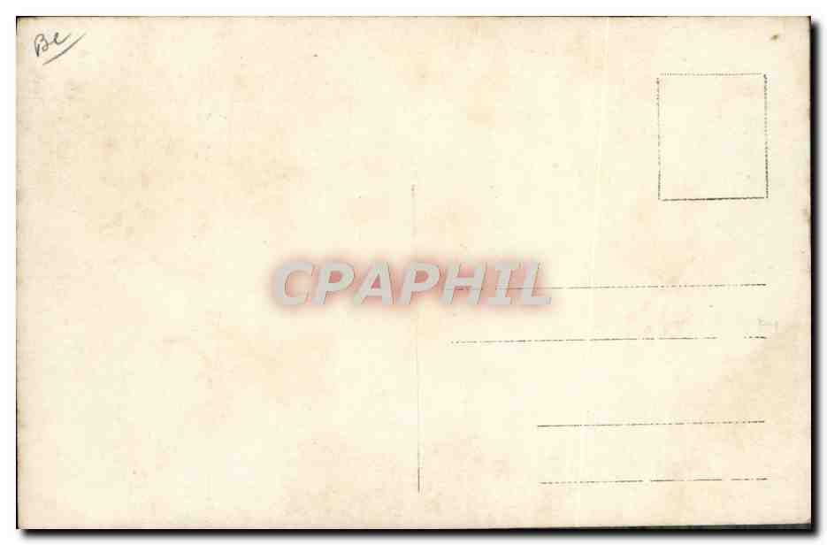 CARTE PHOTO Avion Aviation Ballon Mongolfiere  — Rückseite