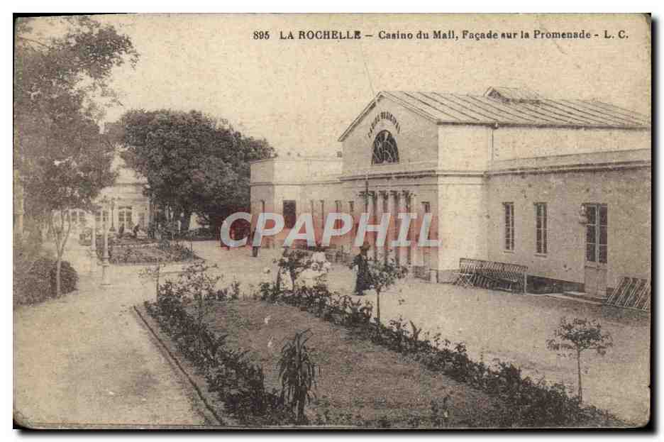 La Rochelle — Casino du Mall, Façade sur la Promenade — L.C. n°895