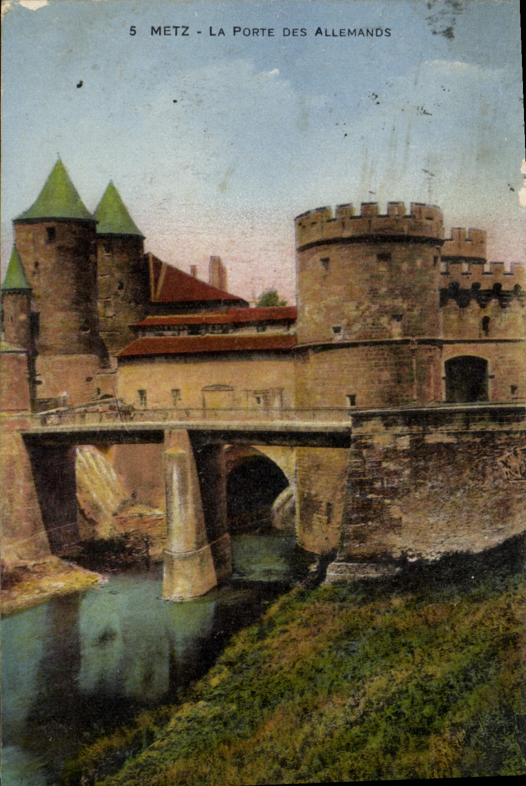CPA Metz La Porte des Allemands