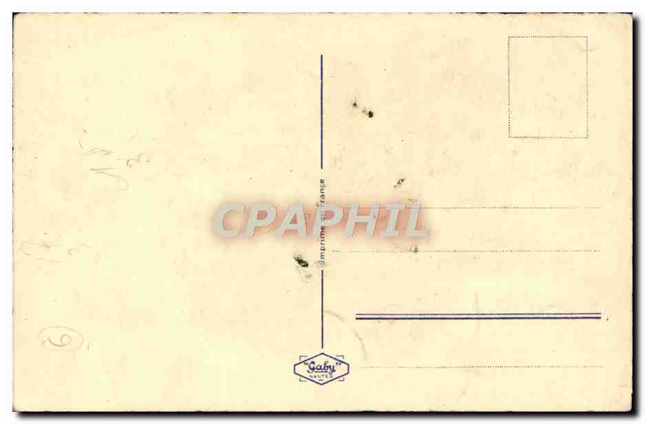 CPA Fantaisie Fleurs Roses — Verso