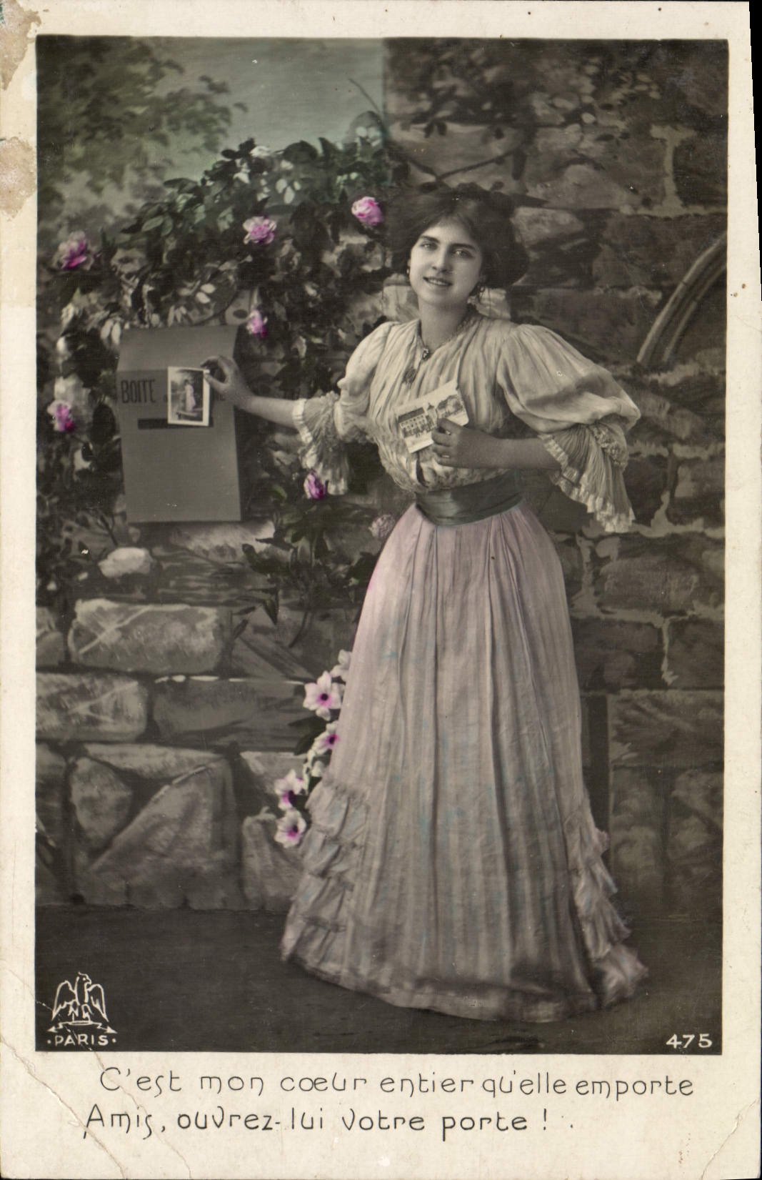 CPA Fantaisie Femme