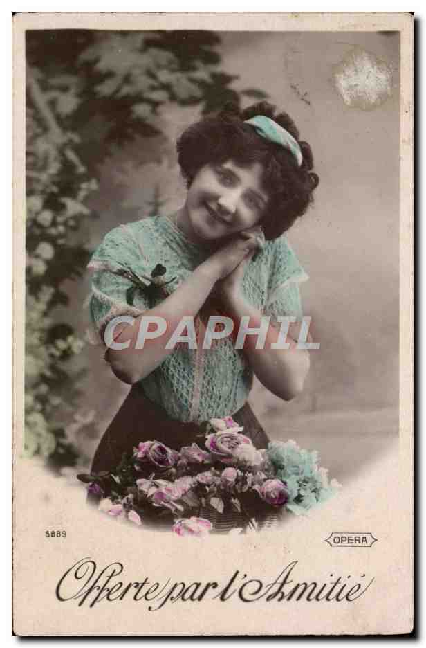 CPA Fantaisie Femme