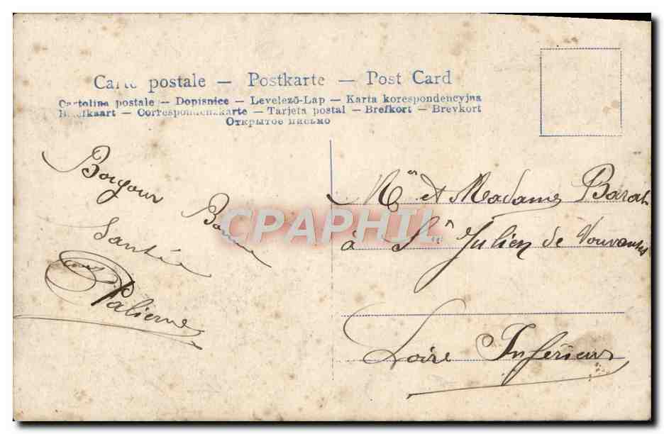 CPA Fantaisie Femme — Verso