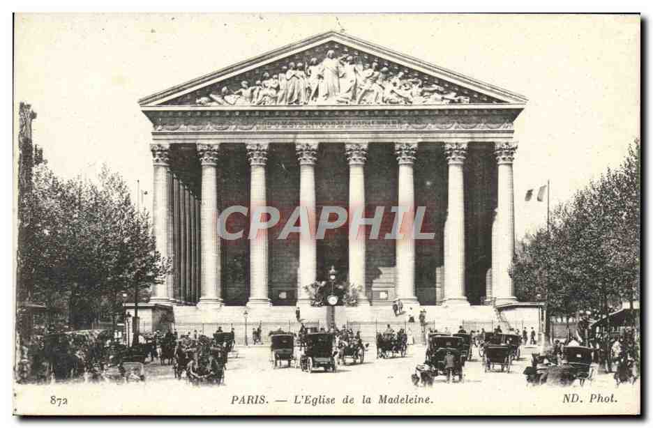 CPA Paris L'Eglise de la Madeleine