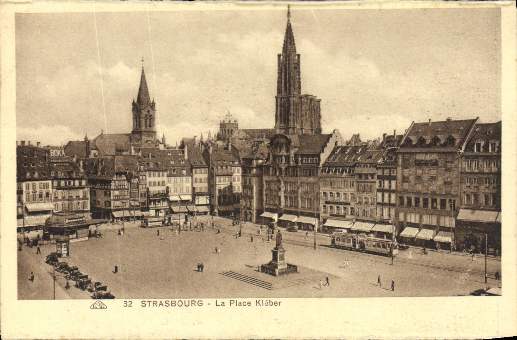 CPA Strasbourg La Place Kleber