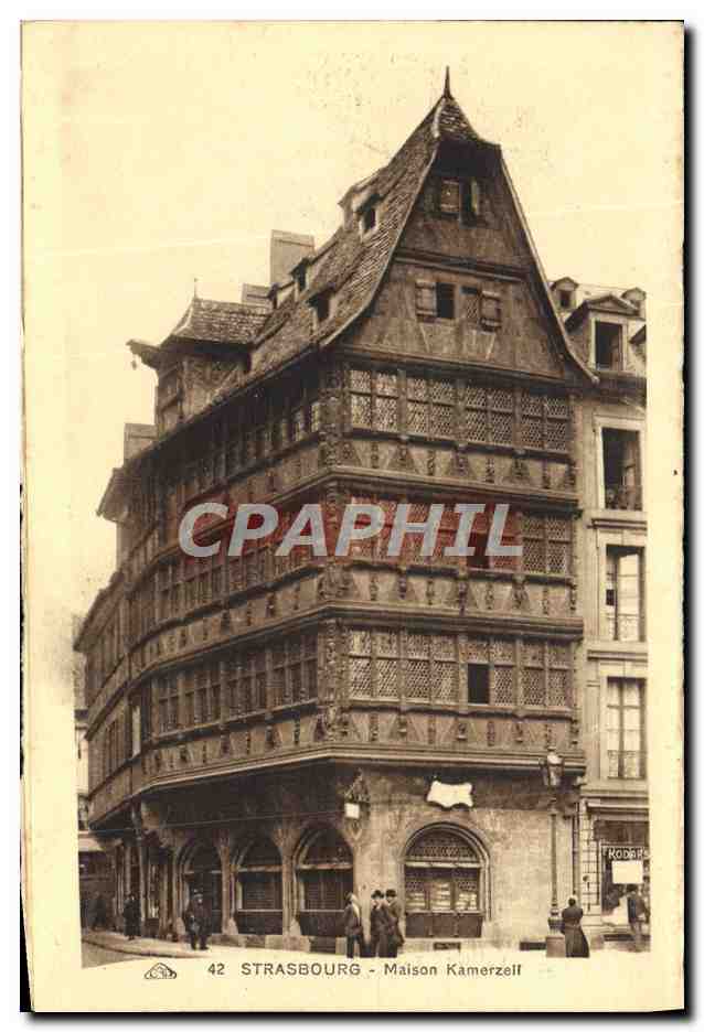 CPA Strasbourg Maison Kamerzell