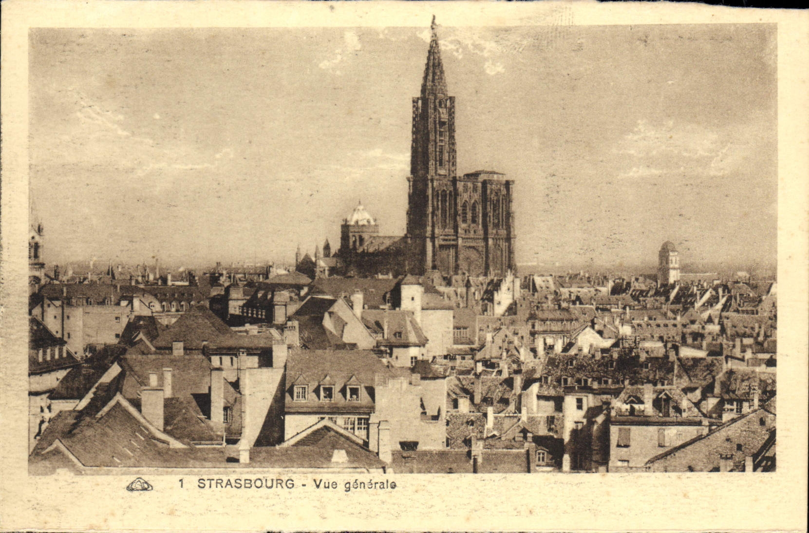 CPA Strasbourg Vue Generale
