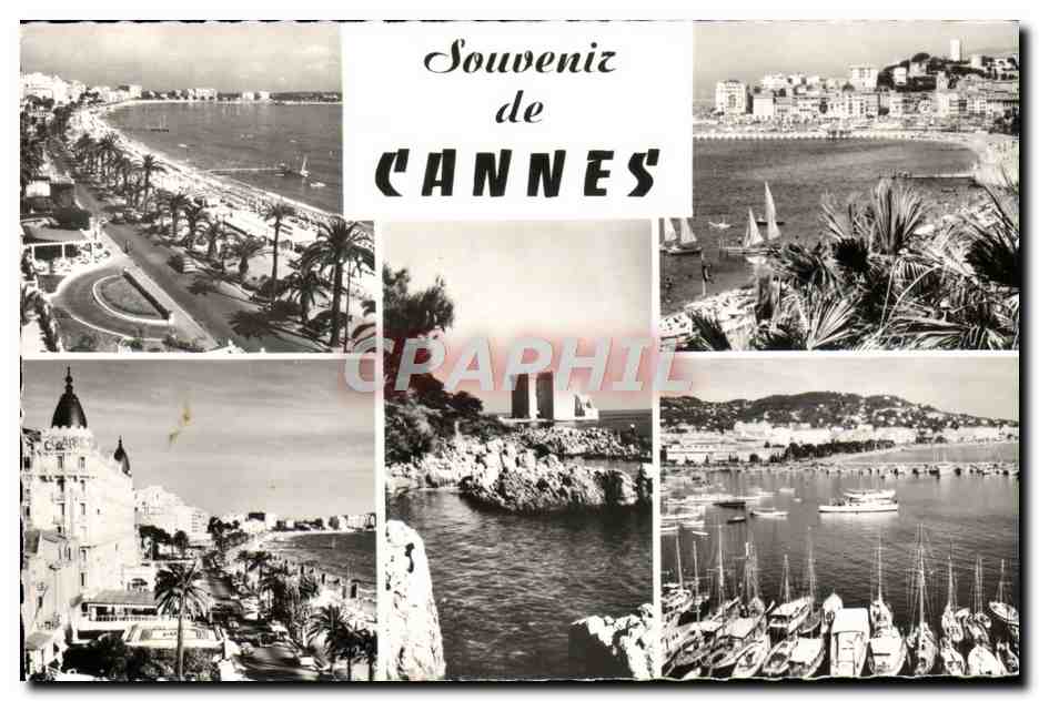 CPM Souvenir De Cannes