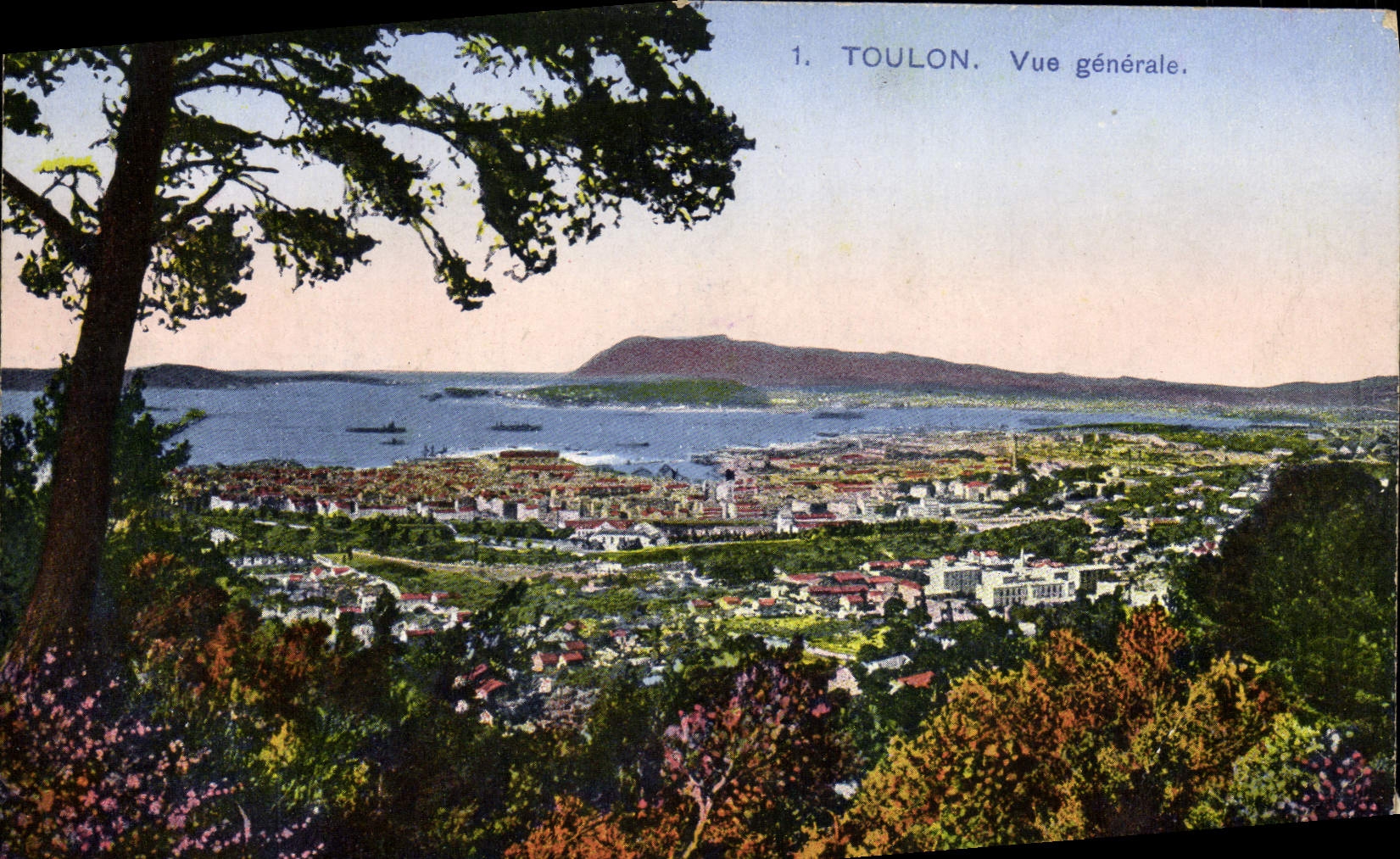 Toulon. Vue générale — Imprimerie d'Alionnagae, n°1