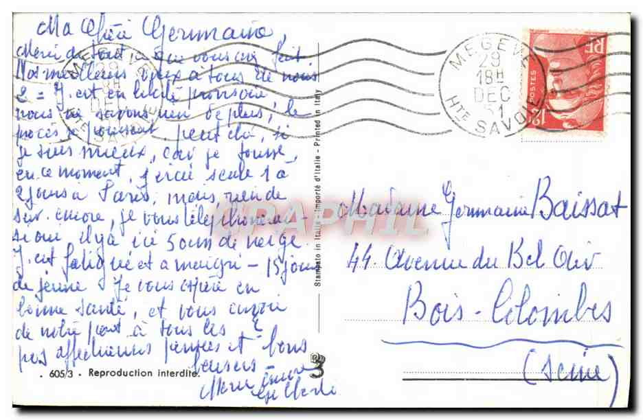 CPA Fantaisie Enfants — Rückseite