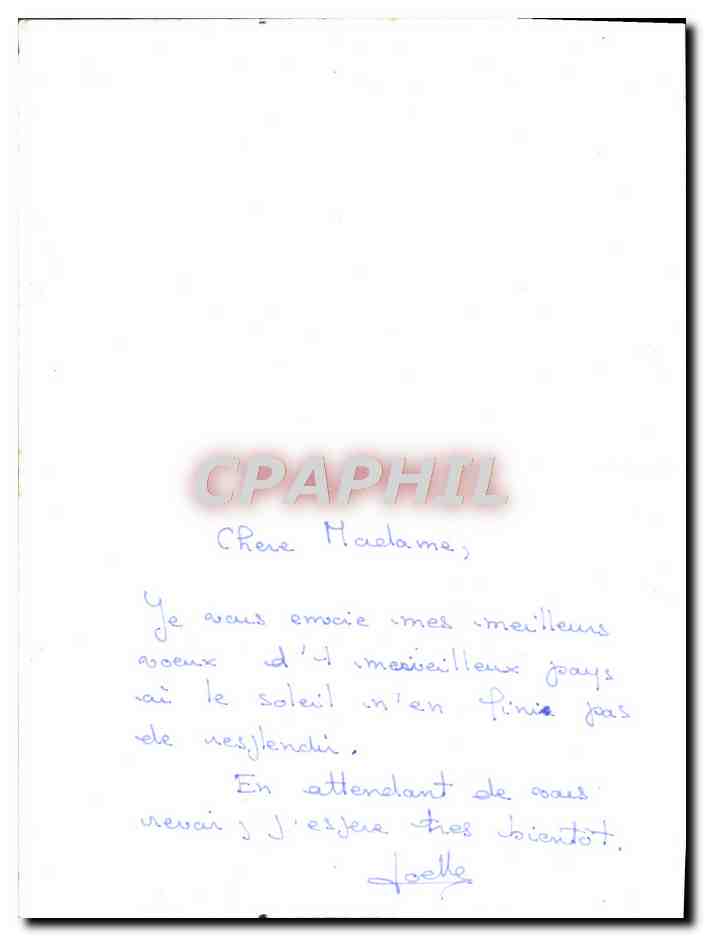 Village enneigé — scène de vie d'hiver — éditeur CPAPHIL, n° 4 — Verso