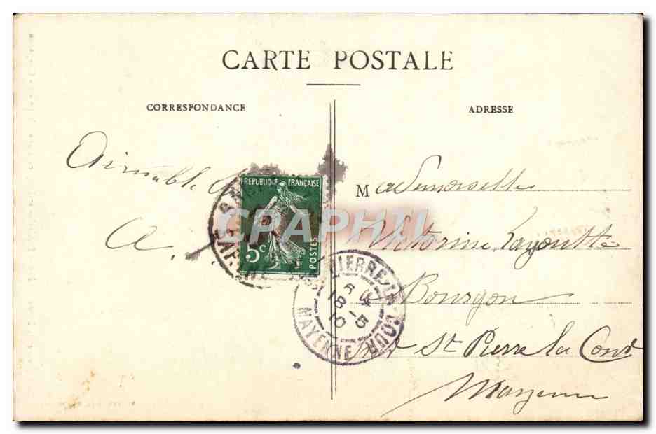 CPA Basilique de ND du Chene Broderies Arstitiques d'une Chape Chaperon  — Rückseite