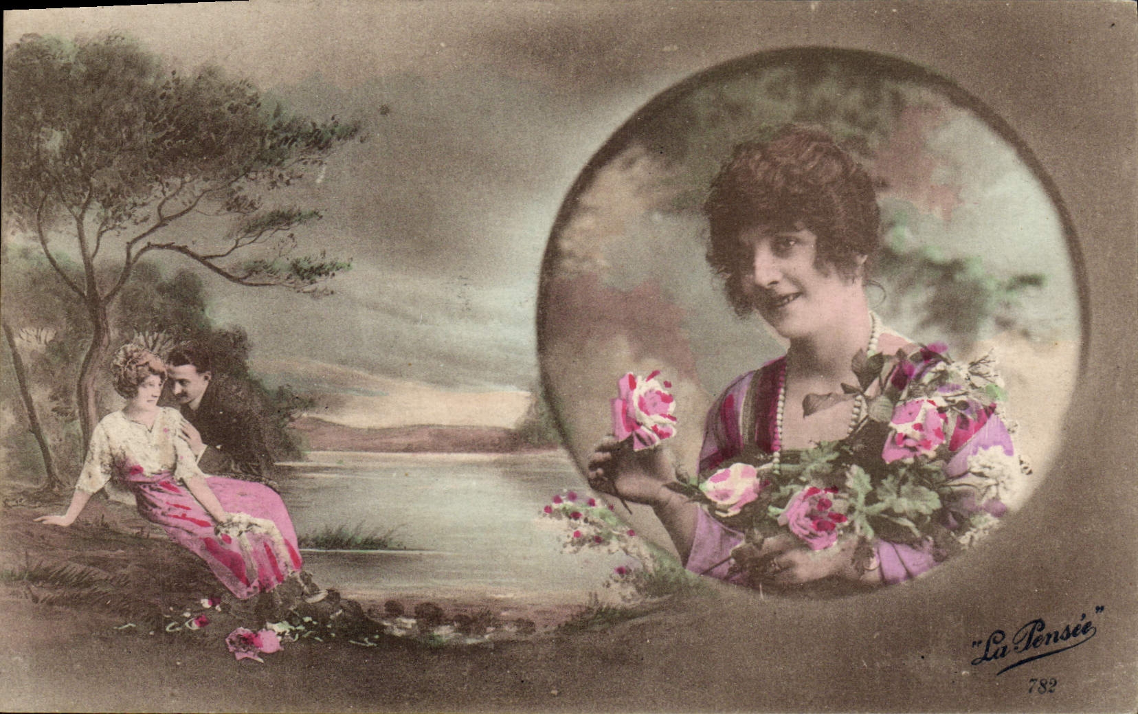 CPA Fantaisie Femme