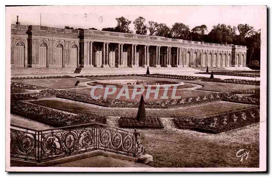 CPA Versailles et Ses Merveilles Le peristyle et les jardins