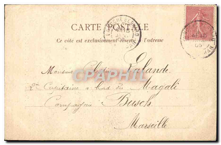 CPA Bateau de guerre Marins en bordee — Verso